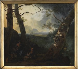 Southern Landscape with Herdsmen