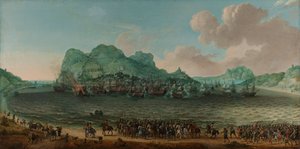 Victory over the Spanish near Gibraltar by a fleet commanded by Admiral Jacob van Heemskerck, 25 April 1607 by Adam Willaerts