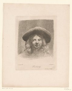 Portrait of Moses ter Borch by Adam von Bartsch