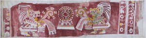 Copy of a Wall Painting from the Casa de Barrios at Teopancaxco, Teotihuacan, Mexico State