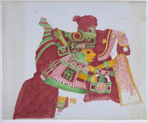 Copy of part of a mural from Casa de Barrios, 