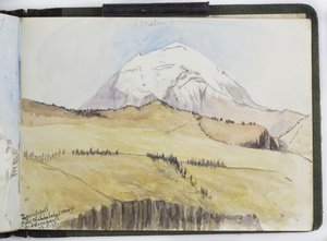 Sketchbook of watercolours, Drawings and Notes, Mexico, 1896-1898 by Adela Breton