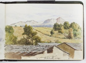 Sketchbook of watercolours, Drawings and Notes, Mexico, 1896-1898 by Adela Breton