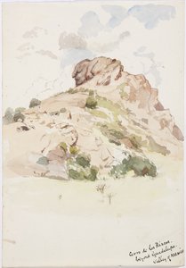 View - Cerro de los Riscos, beyond Guadalupe, Mexico by Adela Breton