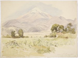 Volcano Orizaba, near S Juan, Coscomatepec, Mexico by Adela Breton
