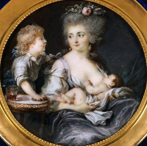 Madame Mitoire and Her Children by Adelaide Labille Guiard