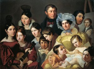 Malatesta Family in 1835