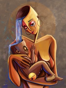 Maternal Nurturing Flow by Adetoro Debas