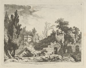 View of the Remains of a Theatre from Different Views Drawn from Nature by Adélaide Allou
