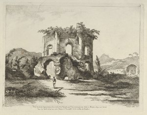 View of a temple dedicated to Diana from Different views drawn from nature
