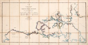 Chart Showing the North West Passage Discovered by Captain R. Le M. McClure, HMS 
