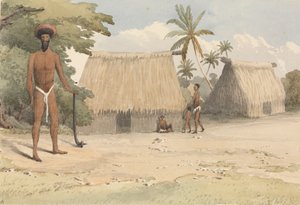 Feejee Hair-Dressing; from One of Tanoa