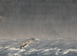 Outer anchorage in a squall, Mazatlan, Mexico, Aug 22nd 1850, 8am by Admiral Sir Edward Gennys Fanshawe