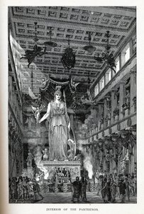 Interior of the Parthenon, 1882 by Adolf Closs