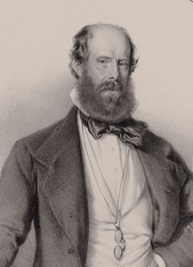 Portrait of the composer Luigi Ricci 1805-1859 by Adolf Dauthage