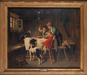 Breakfast Time by Adolf Eberle