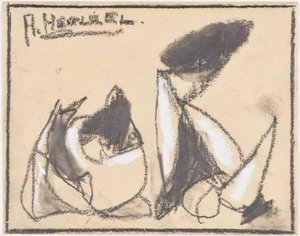 Abstract Composition by Adolf Holzel
