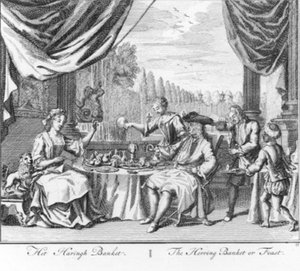 The Herring Banquet (No. 13 from the series Herring Fishing) by Adolf van der Laan