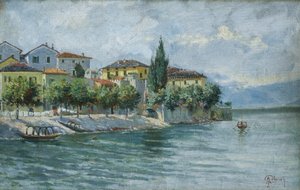 Lake Maggiore Landscape by Adolfo Polaroli