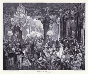 Ball Supper by Adolph Friedrich Erdmann von (after) Menzel