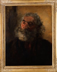 Portrait of a Bearded Man by Adolph Menzel