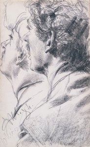 The Head of a Young Man in Profile to the Left, 1884