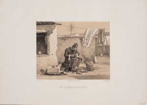 A Greek Shoemaker by Johan Adolph Kittendorff