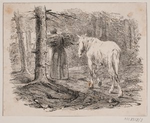 The Woman and the Horse by Johan Adolph Kittendorff