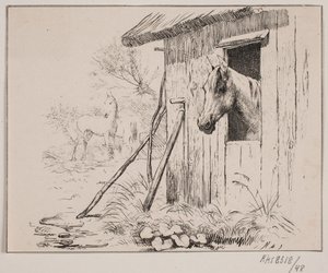 The Mill Horse by Johan Adolph Kittendorff