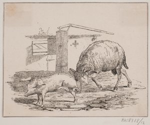 The Ram and the Pig by Johan Adolph Kittendorff