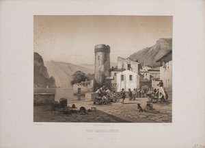 At Lake Garda by Johan Adolph Kittendorff