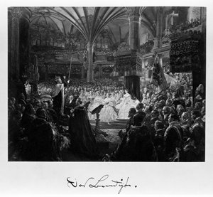 "The Completed"; Photograph from the Coronation Album by Adolph Menzel