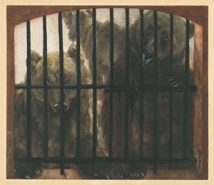 Three Bears in a Cage. From the "Children