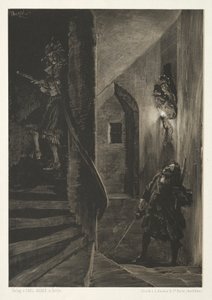 Essay on Stone with Brush and Scraper: Chase on the Winding Staircase