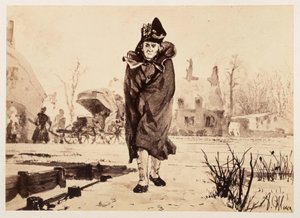 Councillor Walther Comes Forward, Wrapped in His Coat. In the Background, His Unharnessed Travel Carriage, from Heinrich von Kleist