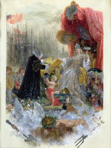 Honorary Citizenship Document of the City of Hamburg by Adolph Menzel