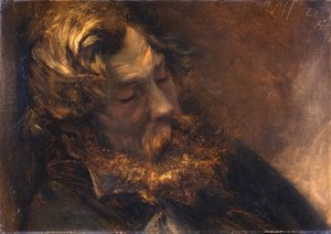Sleeping Man by Adolph Menzel