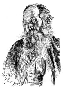 Study of a Jew, c1880-1882 by Adolph Menzel