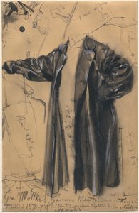 The Waterproof Coat of General Moltke by Adolph Menzel