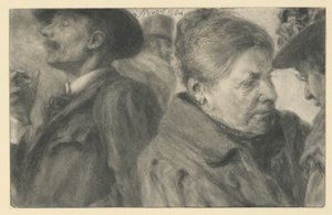 Four Heads by Adolph Menzel