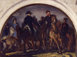 Wellington and Blücher after the Battle of Belle-Alliance by Adolph Menzel