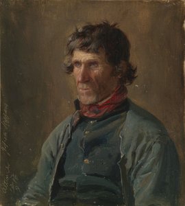 Joseph Steffens from Altenahr. Figure Study