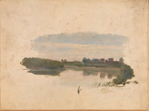 Landscape Study by Adolph Tidemand