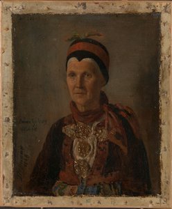 Portrait of Anna Gulsvig by Adolph Tidemand
