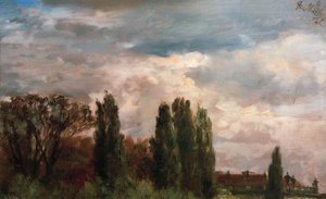 View into the Park of Prince Albrecht by Adolph Menzel