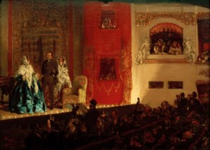 Theatre of the Gymnase in Paris