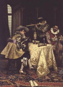 The Musicians by Adolphe Alexandre Lesrel