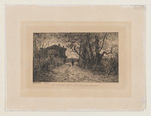 At the Gorge of Loup (Near Lyon) by Adolphe Appian