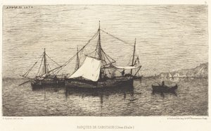 Coastal Boats by Adolphe Appian