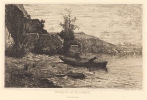 Banks of Lake Bourget by Adolphe Appian